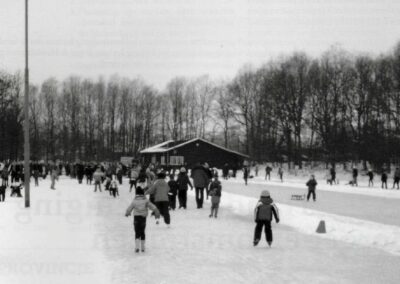 De ijsbaan aan de Westdorperstraat in Borger is eigendom van Boermarke Borger en wordt verhuurd aan IJsvereniging ‘Elsegge’